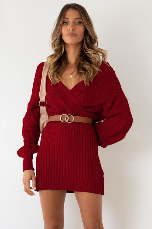 Knit Sweater Dress