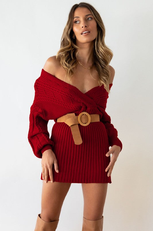 Knit Sweater Dress