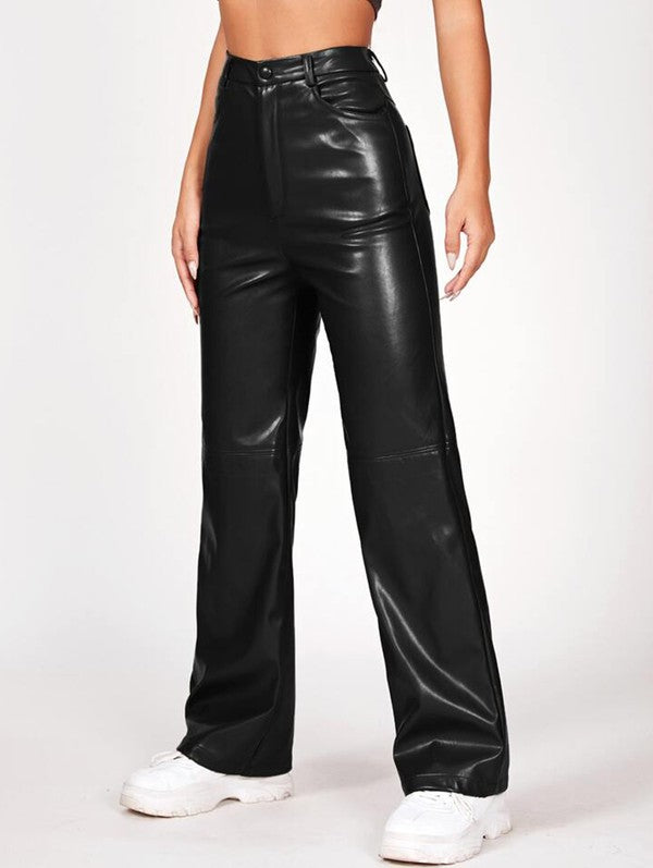 Sexy Faux Leather Pants