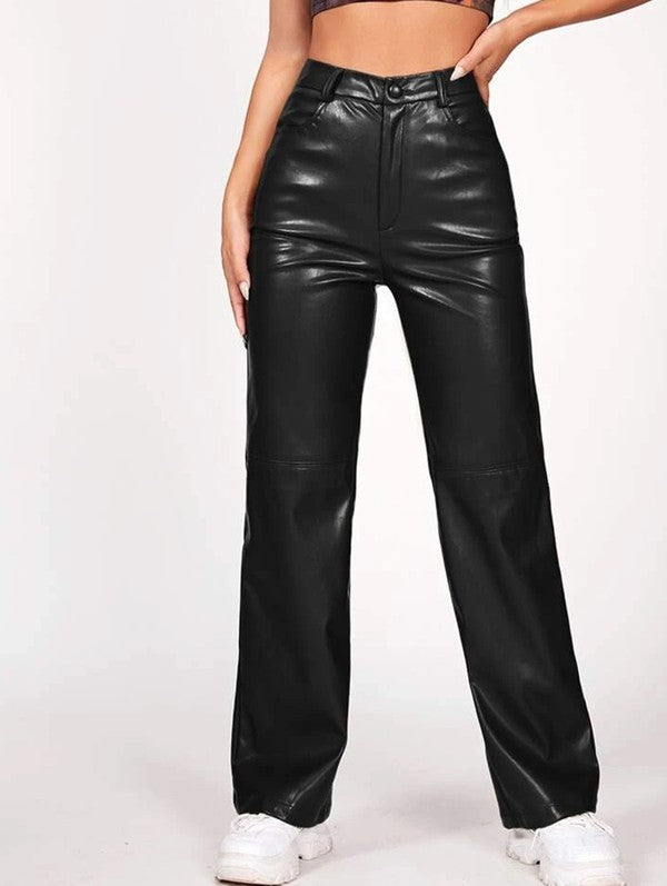 Sexy Faux Leather Pants