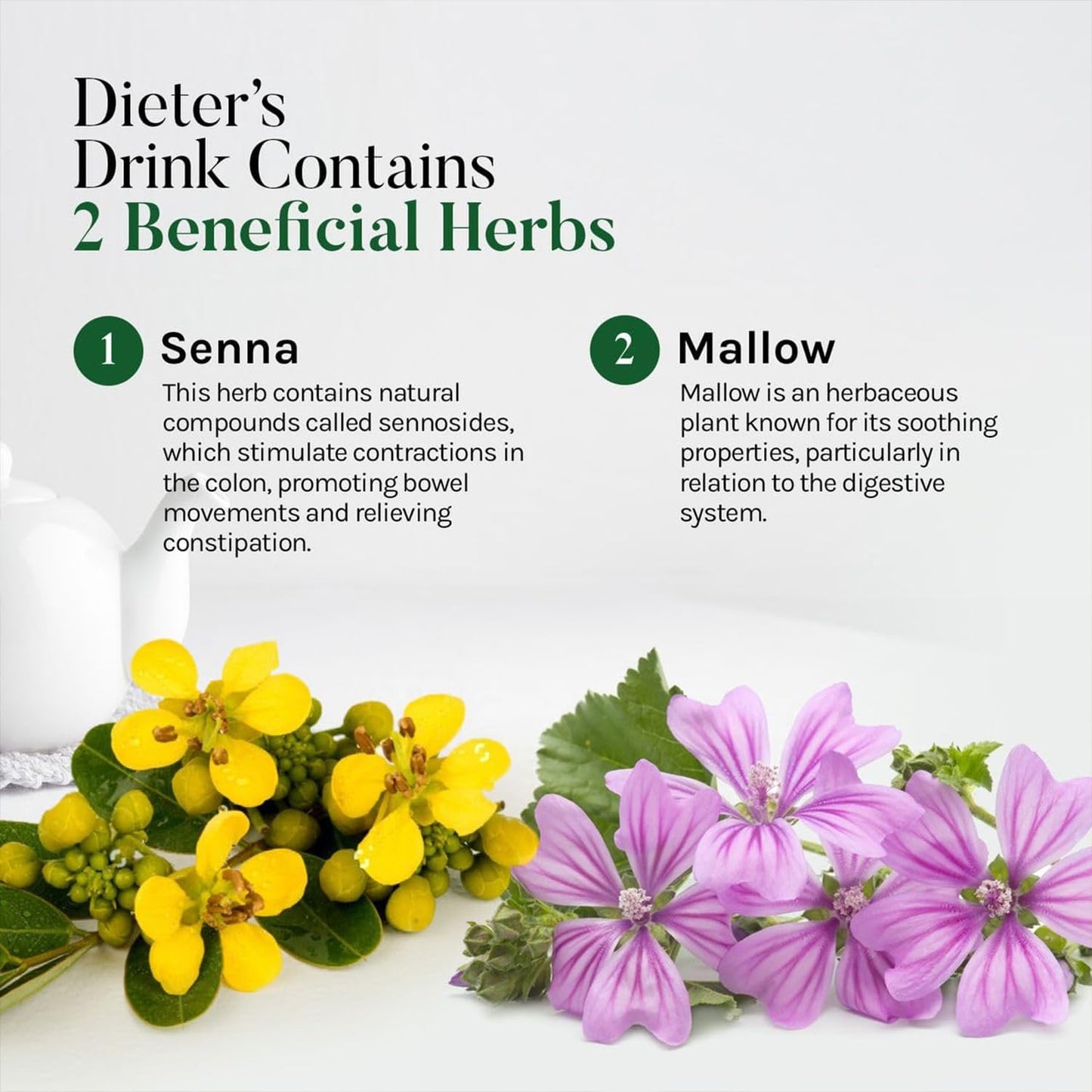 Senna Detox Tea 3-Pack – Caffeine-Free Herbal Digestive Support, 30 Bags Each