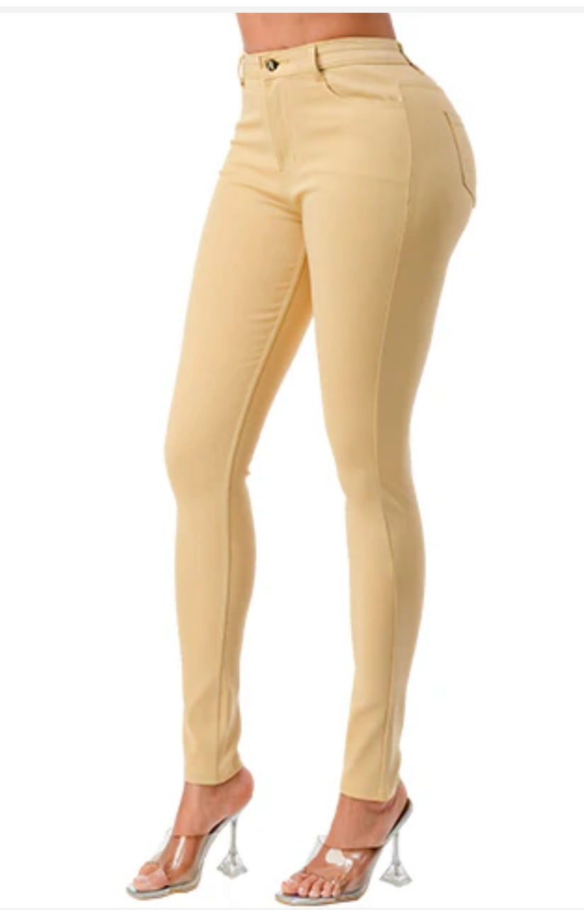 Light Yellow Jeans Pant (NON DISTRESSED)